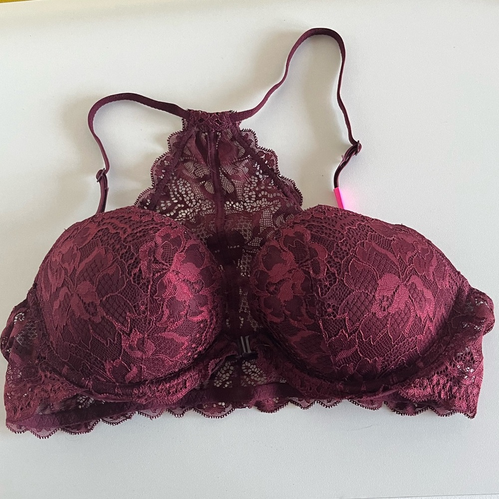 Victoria's Secret PINK Racerback Lacey Push-Up Bra
